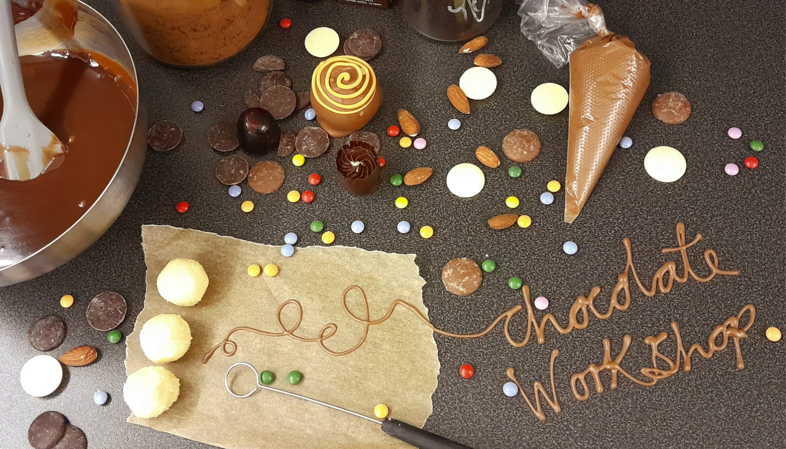 Introduction to Chocolate workshop SAT 4th May 2024 10am-1.30pm