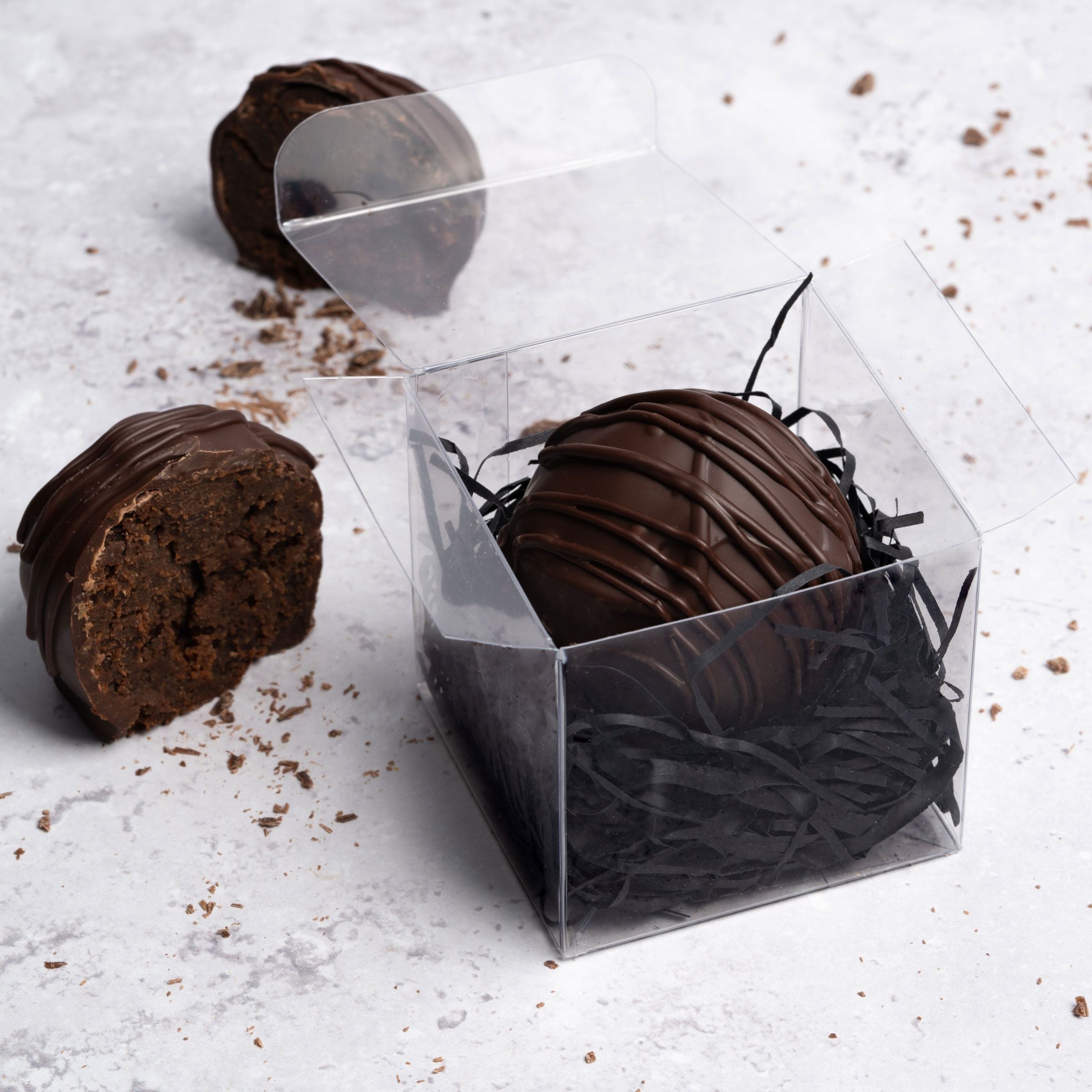 Dark Chocolate Cake Balls